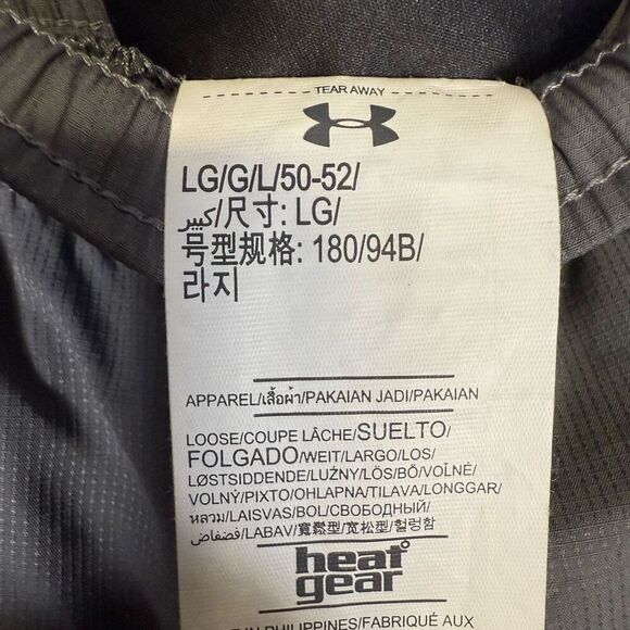 Vintage Under Armour Men's Size Large Heat Gear Grey Ankle Length Pants Athletic - Picture 3 of 12